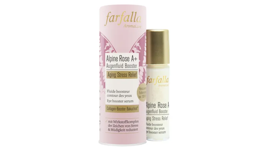 farfalla Alpine Rose A+ Augenfluid Booster, Aging Stress Relief 10 ml