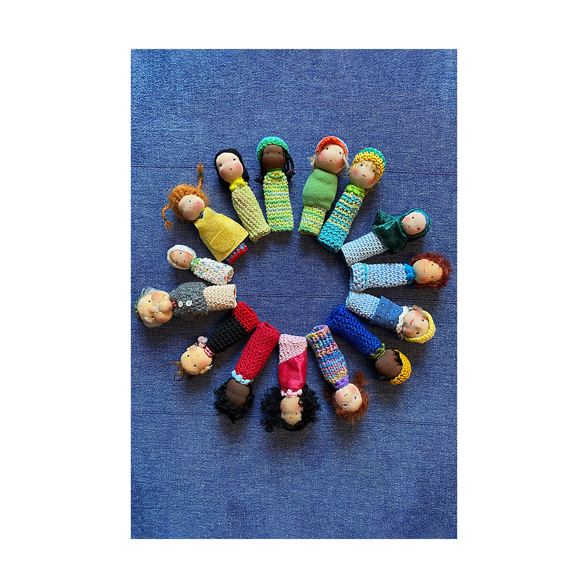 Fingerpüppchen häkeln und nähen