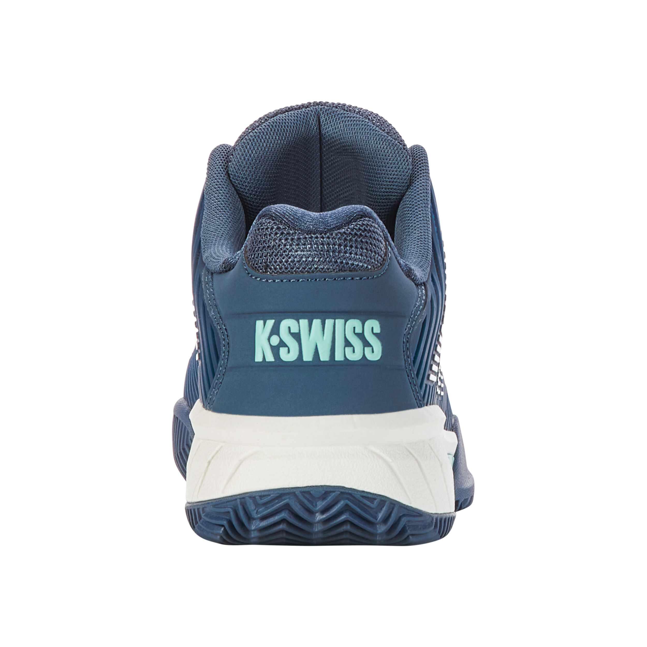 Hypercourt Express 2 Sandplatzschuh Kinder - Petrol, Weiß