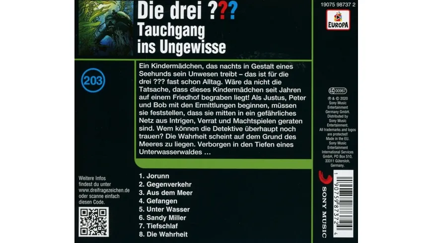 203/Tauchgang ins Ungewisse