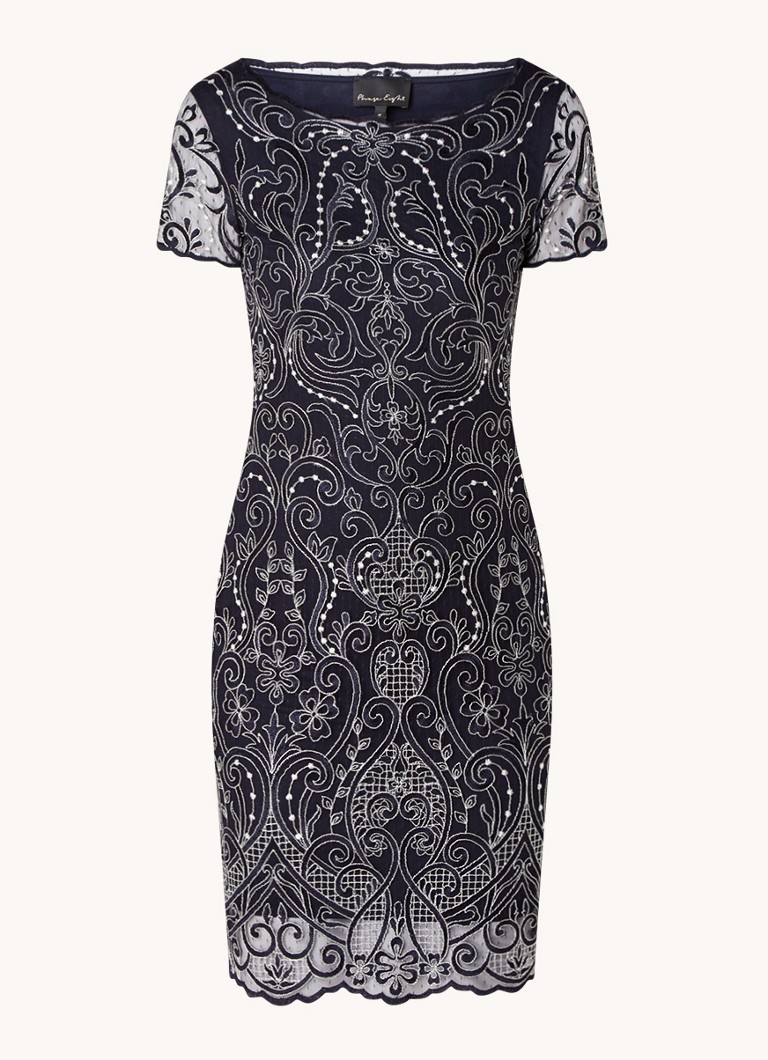 Rochie Phase Eight Esme Emb în bleumarin/ivory 08