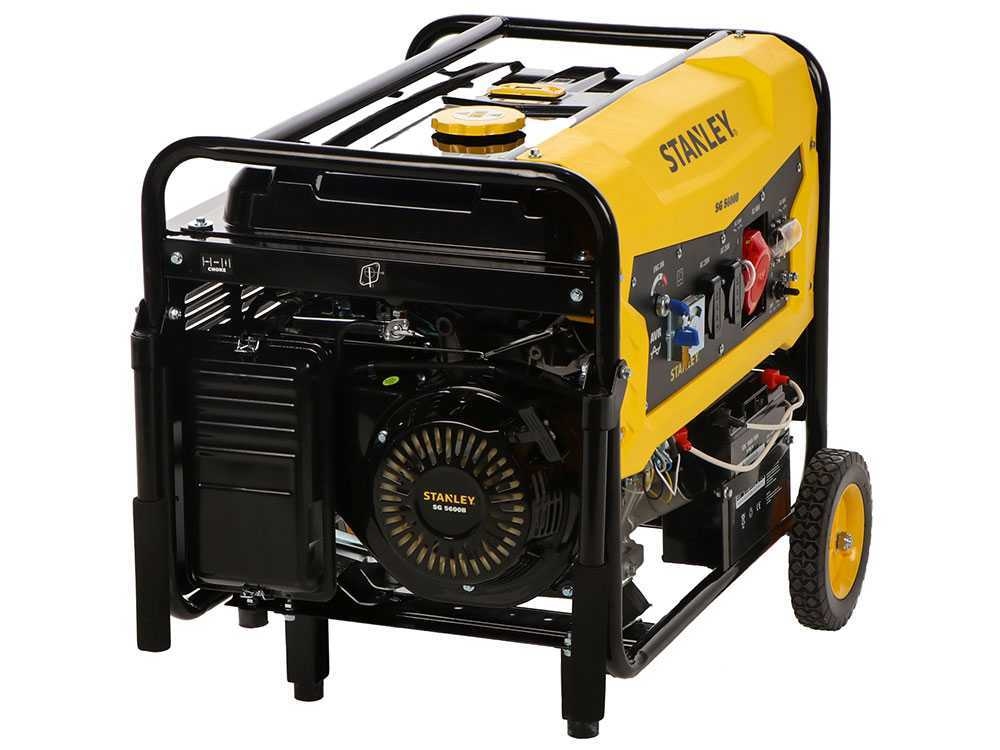 Stanley 604800080 SG 5600B Generator benzynowy AVR 5,0 kW 400 V