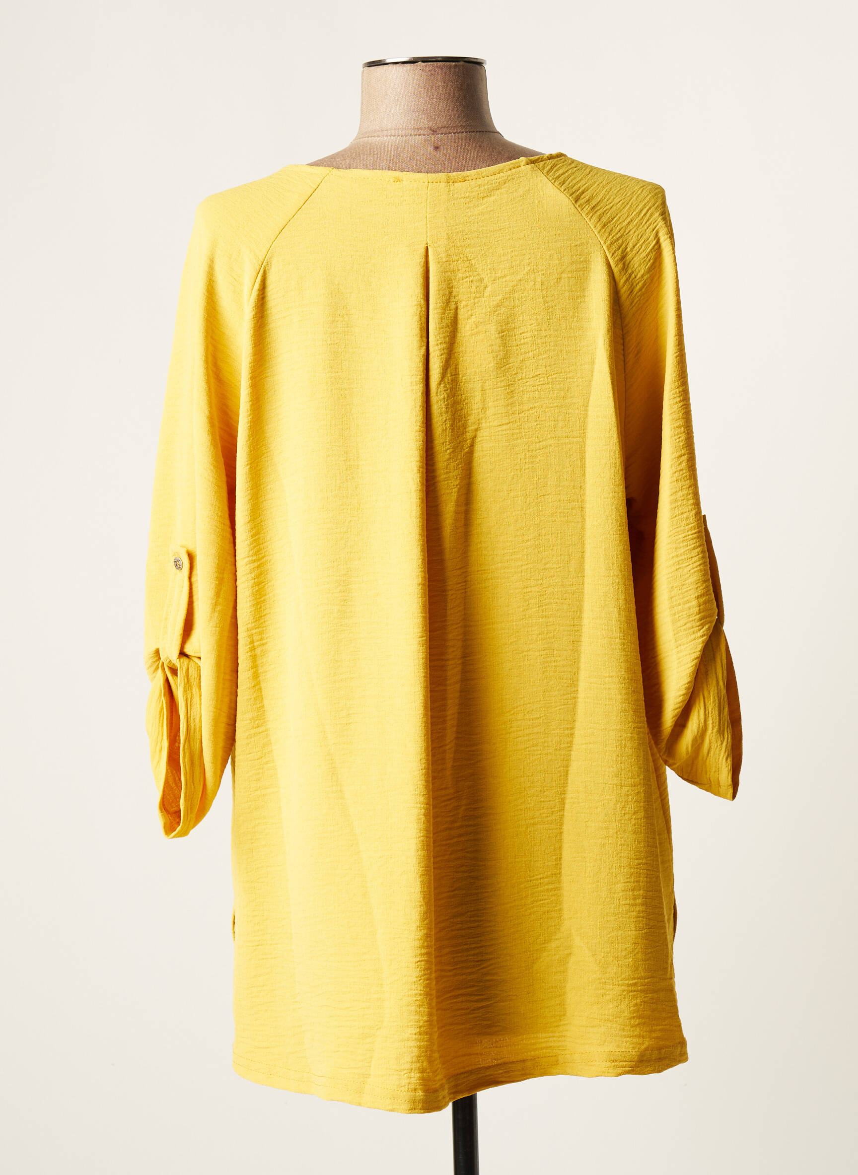 Halogene Tuniquemanchelongue Femme couleur jaune