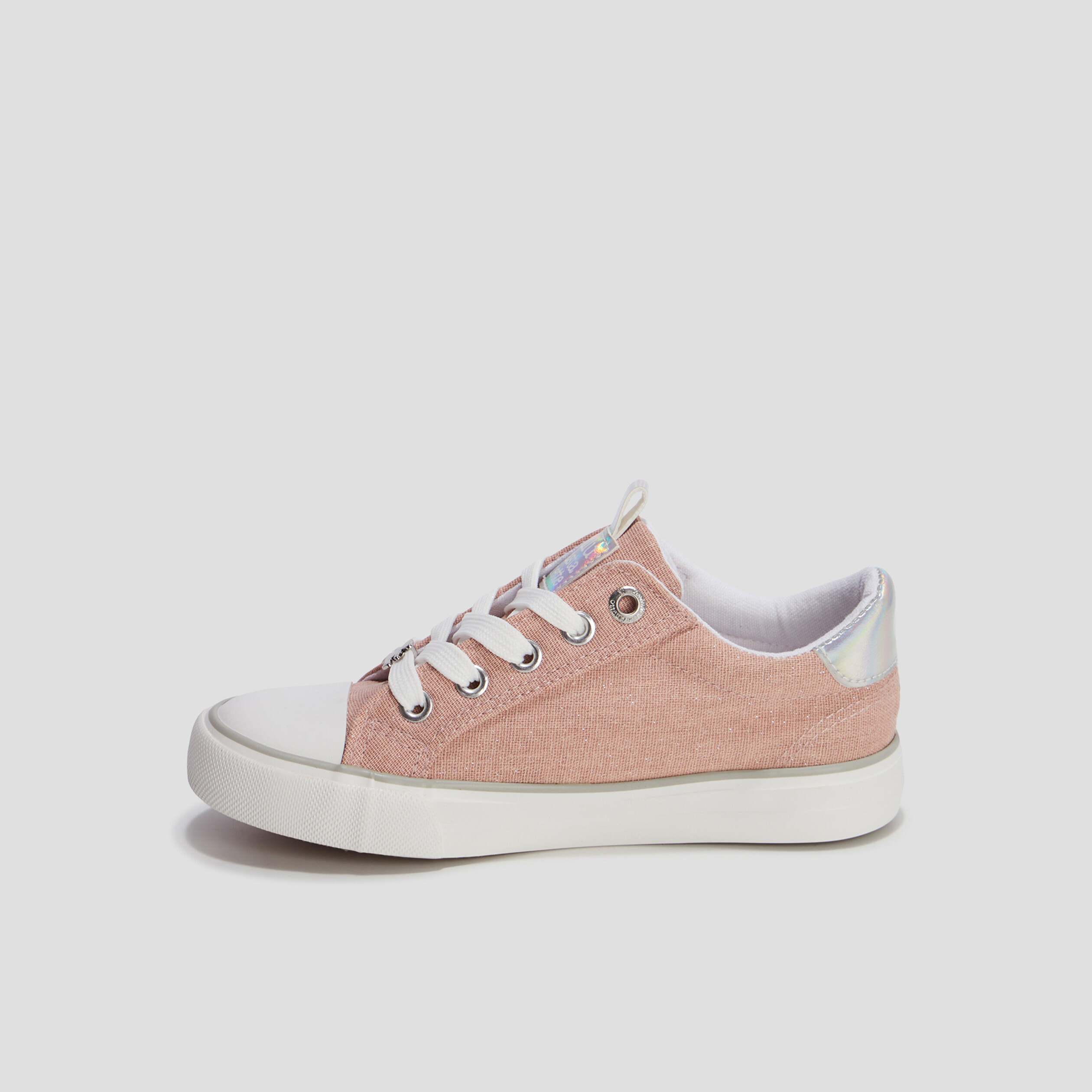 Tennis à lacets Lulu Castagnette rose fille | La Halle