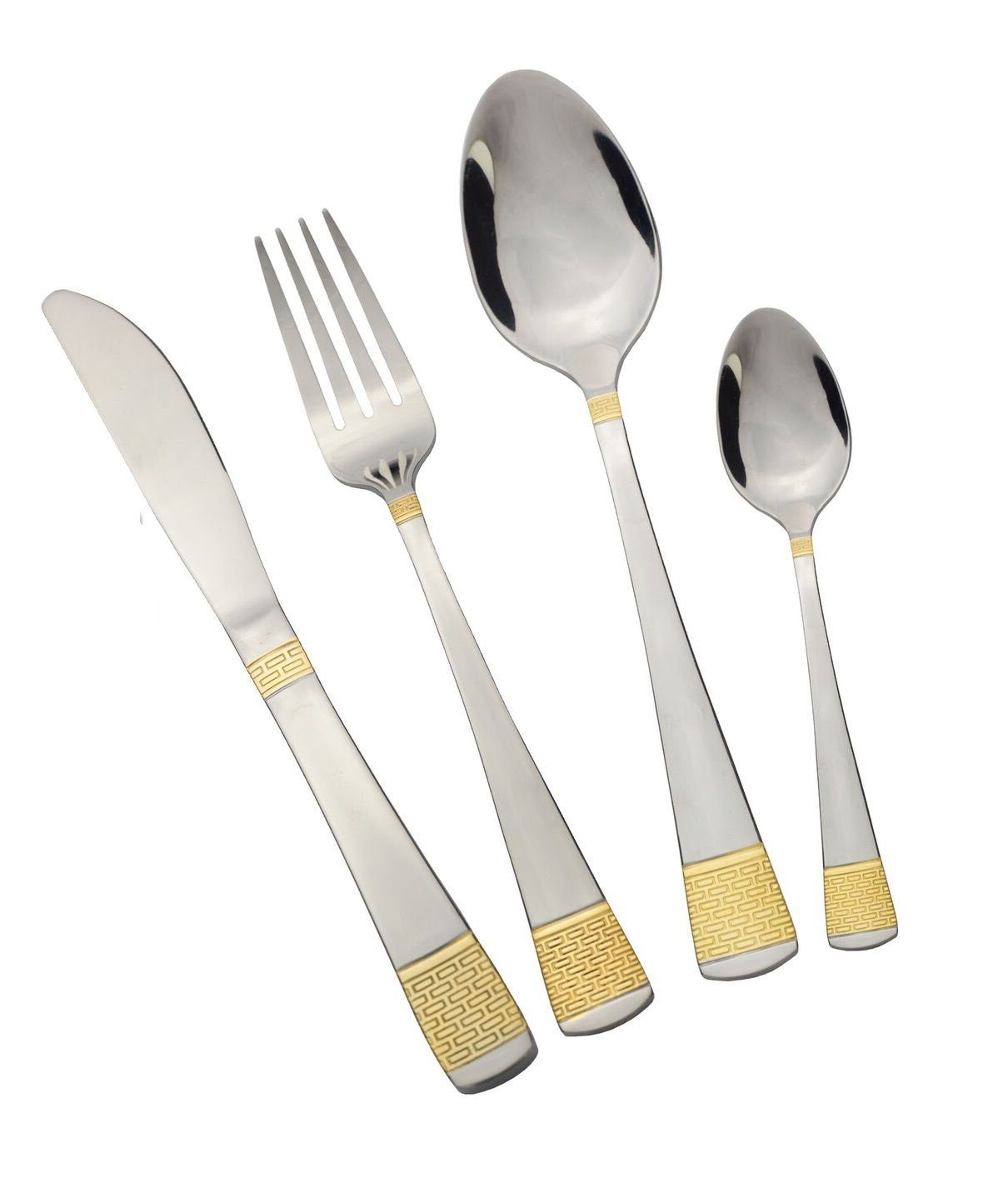 cofi1453 Besteck-Set 72 teilig 18/10 Edelstahl Essbesteck Besteck für 12 Personen