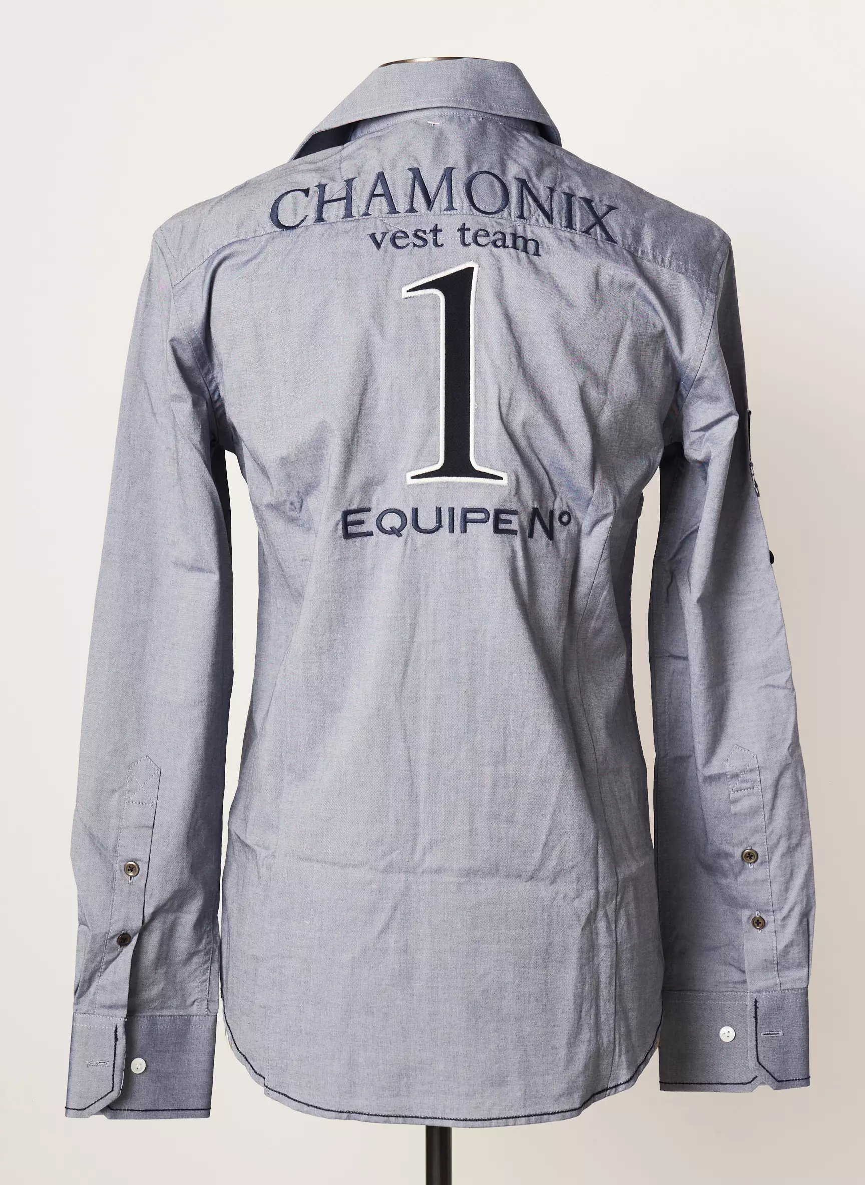 Vestiaires Principaute Cannoise Manches Longues Homme couleur bleu
