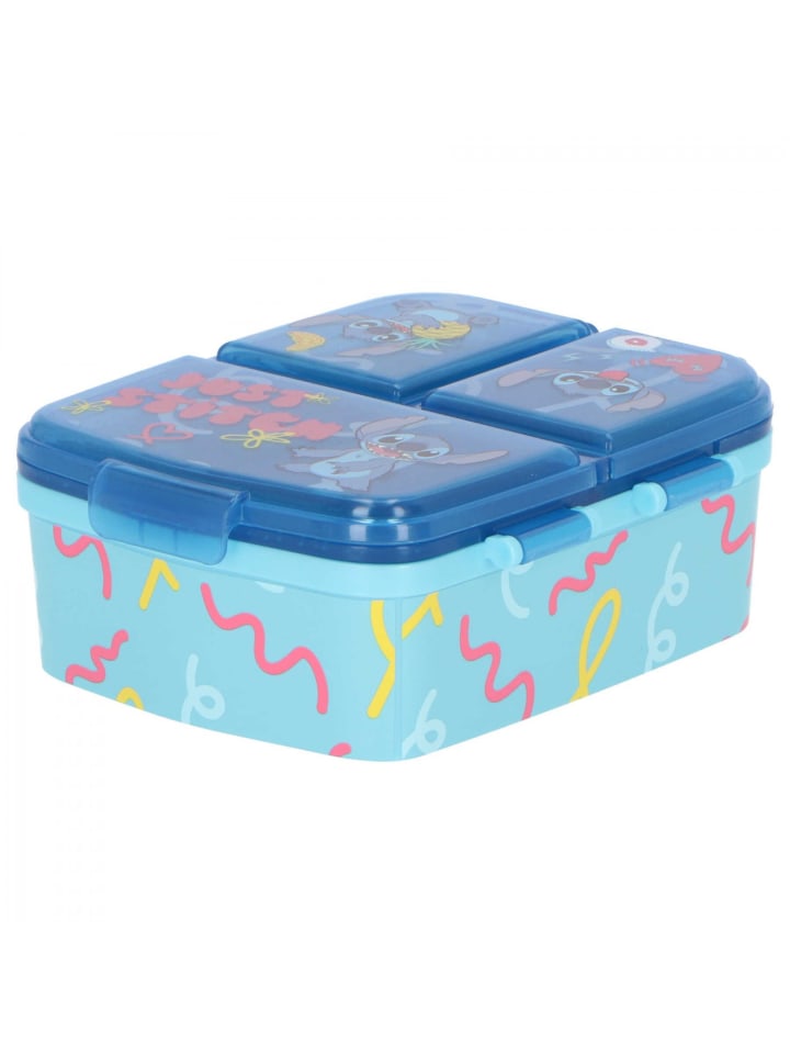 Lilo & Stitch Lilo & Stitch Brotbox Praktische Snackbox Lunchbox in Blau günstig kaufen onesize