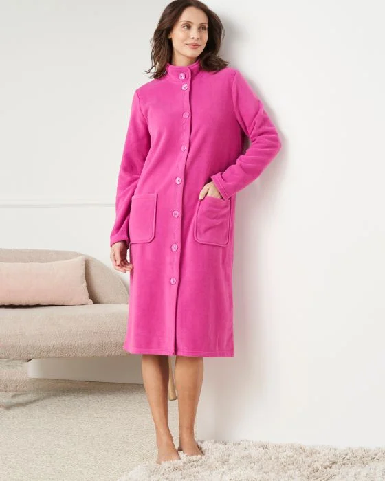 Robe de chambre maille polaire Thermolactyl, manches longues