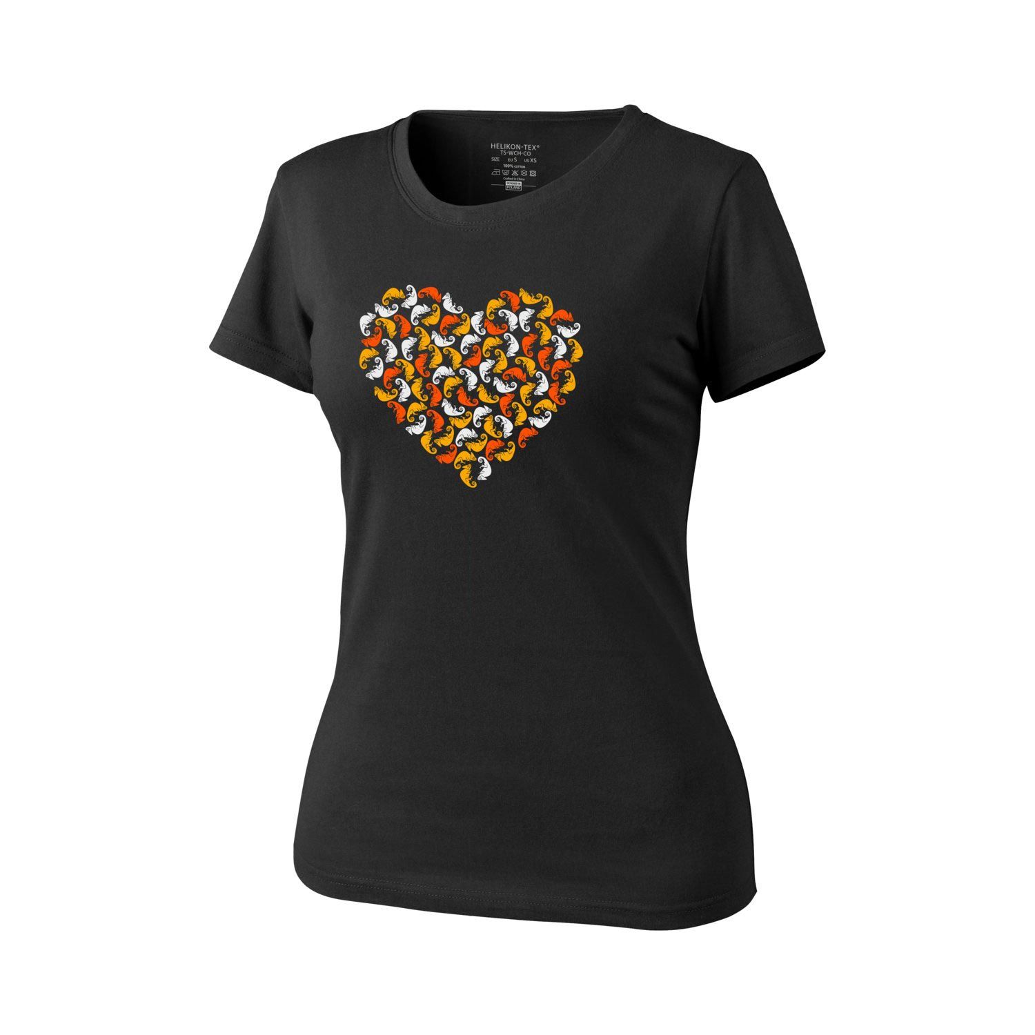 Womens T-Shirt Chameleon Heart