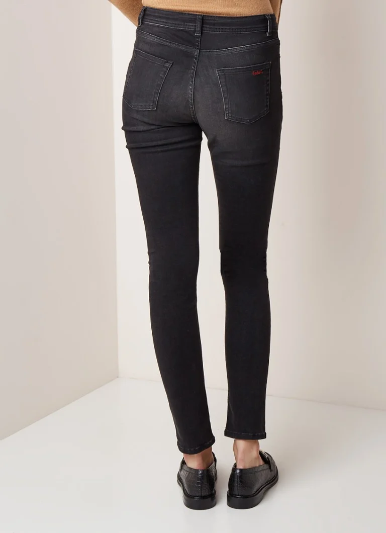 Blugi skinny cu talie medie Aimi de la Ba&sh