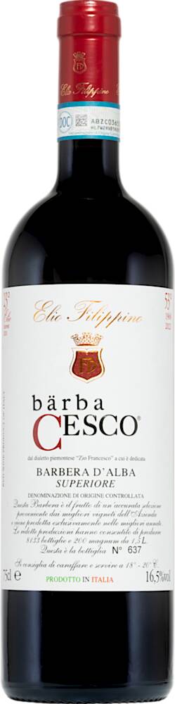 Weingut Elio Filippino Bärba Cesco Barbera d' Alba Superiore 2019
