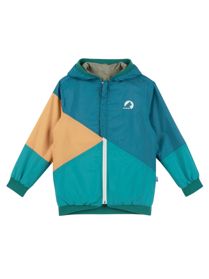 finkid Wendbare Regenjacke Muutuva in Grün günstig kaufen
