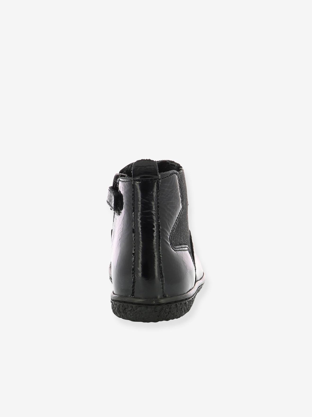 Kickers Mädchen Boots VERMILLON KICKERS - lackschwarz