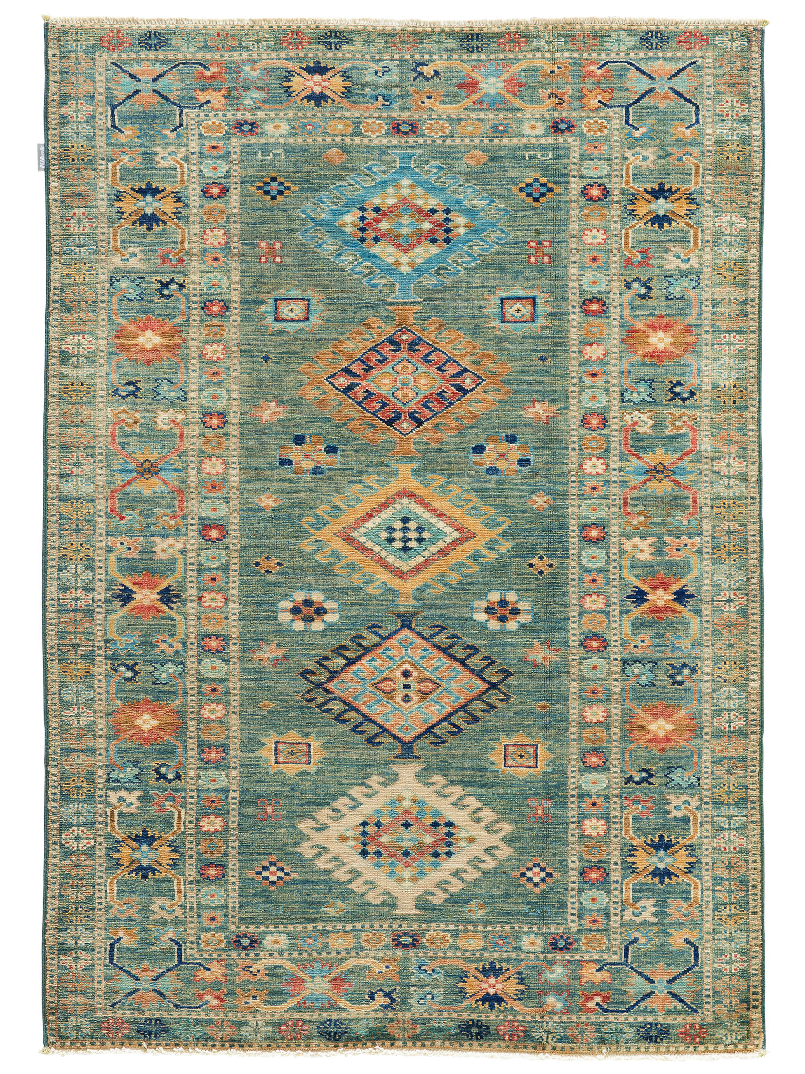 Kazak Ghazni ca. 106 x 150 cm, Unikat / Einzelstück