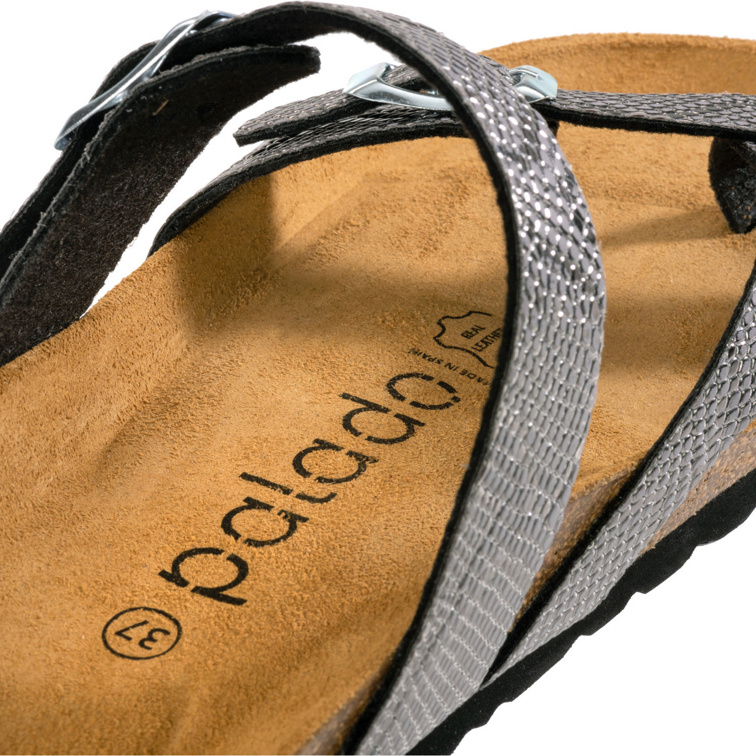 Palado Cres Metallic, Pantoletten, Damen, Pyth Anthrazit