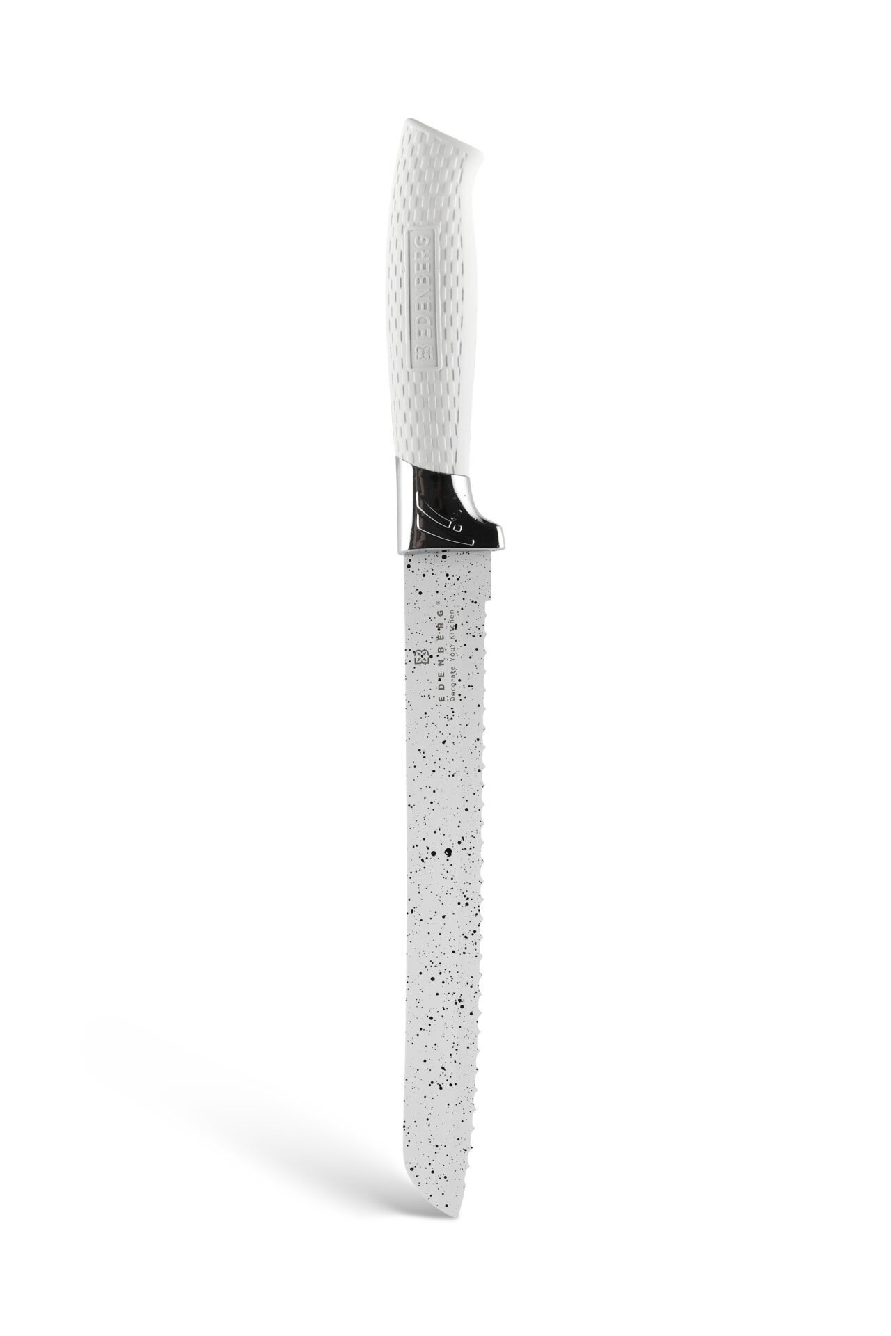 Edenberg Messer-Set Modernes weißes Messerset mit Block, Messerblock (6-tlg., Eine ideale Geschenkidee)