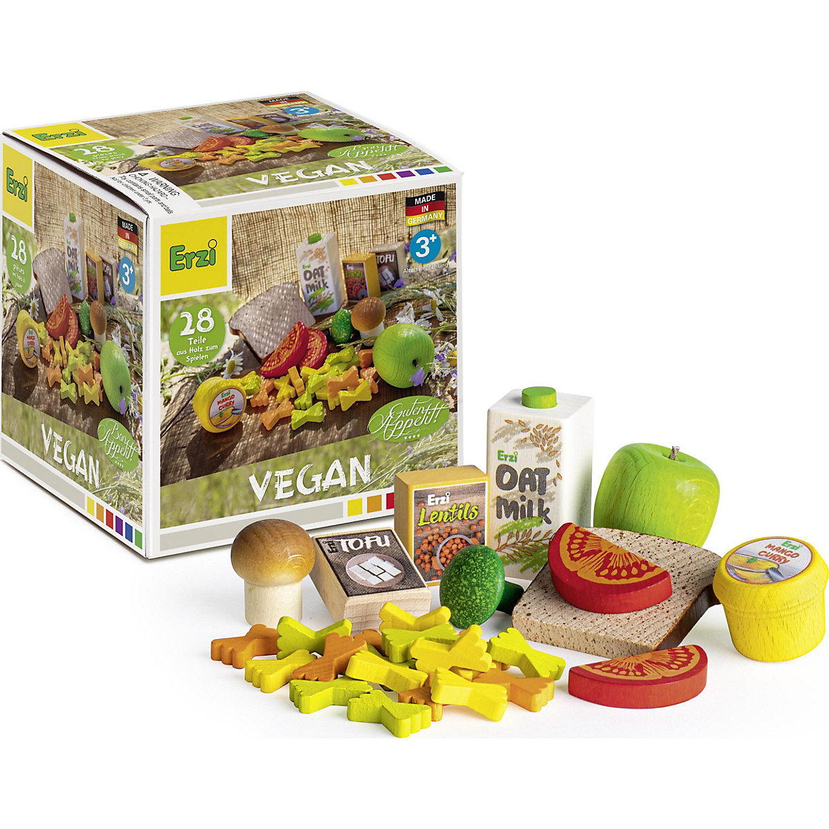 Spiellebensmittel Sortierung Vegan