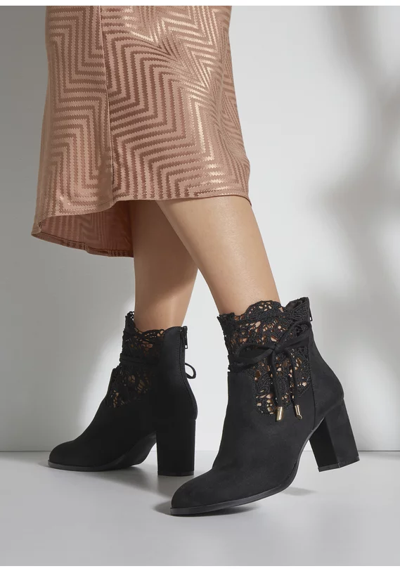 High-Heel-Stiefelette