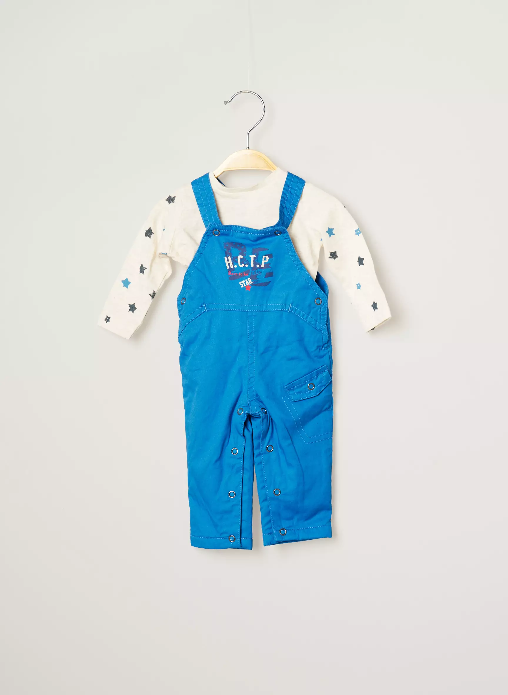 3 Pommes Ensembles Pantalon Garcon couleur bleu