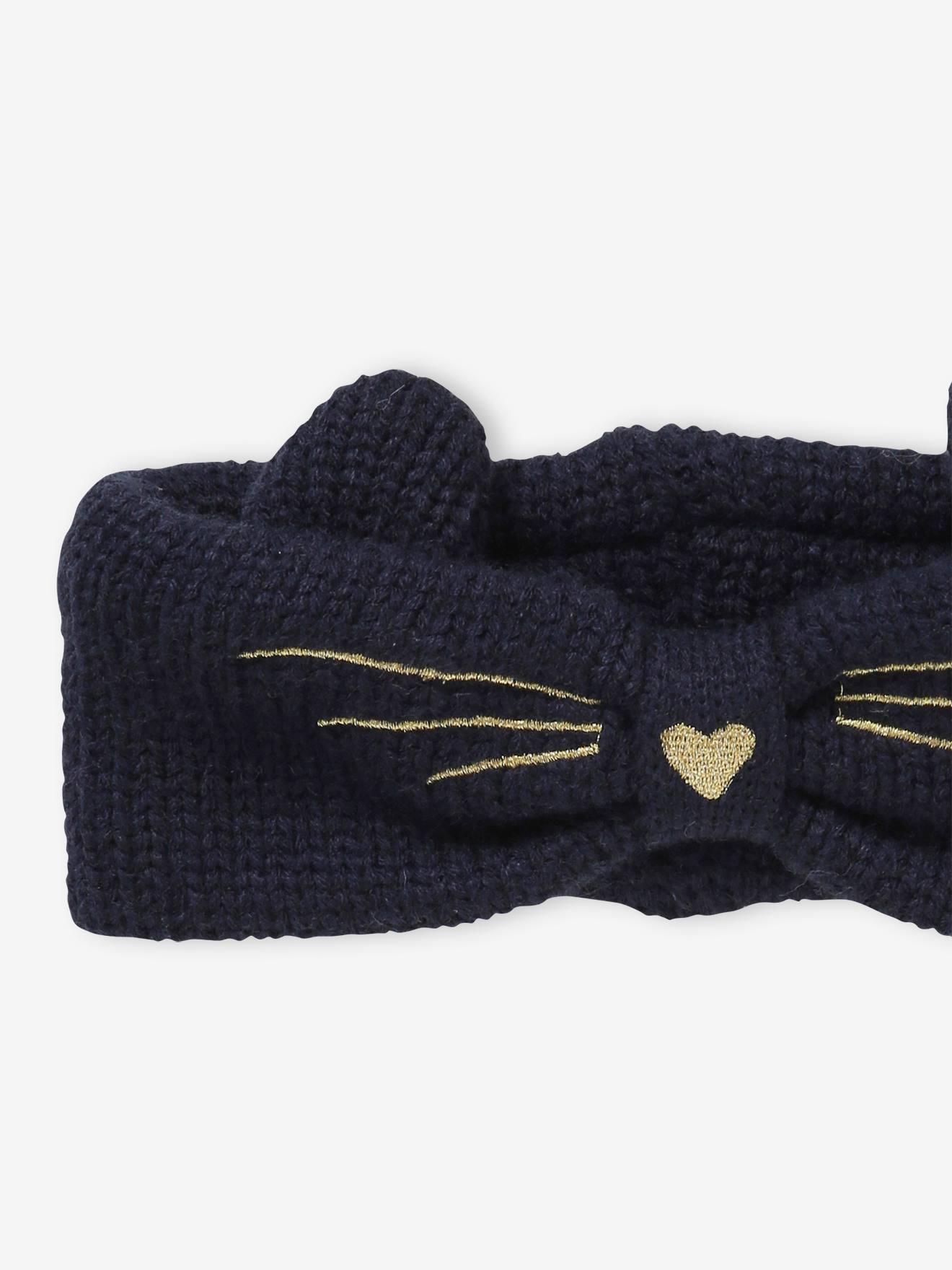 Headband Chat encre