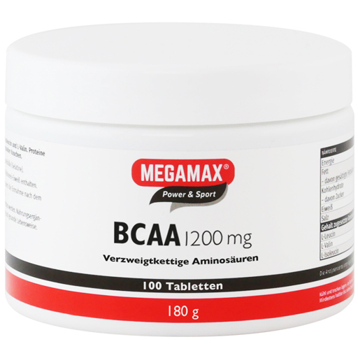 BCAA 1200 mg Megamax Tabletten  100 St  Tabletten