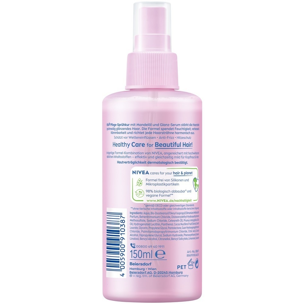 Haarmilch Natürlicher Glanz Mildes Pflegespray
