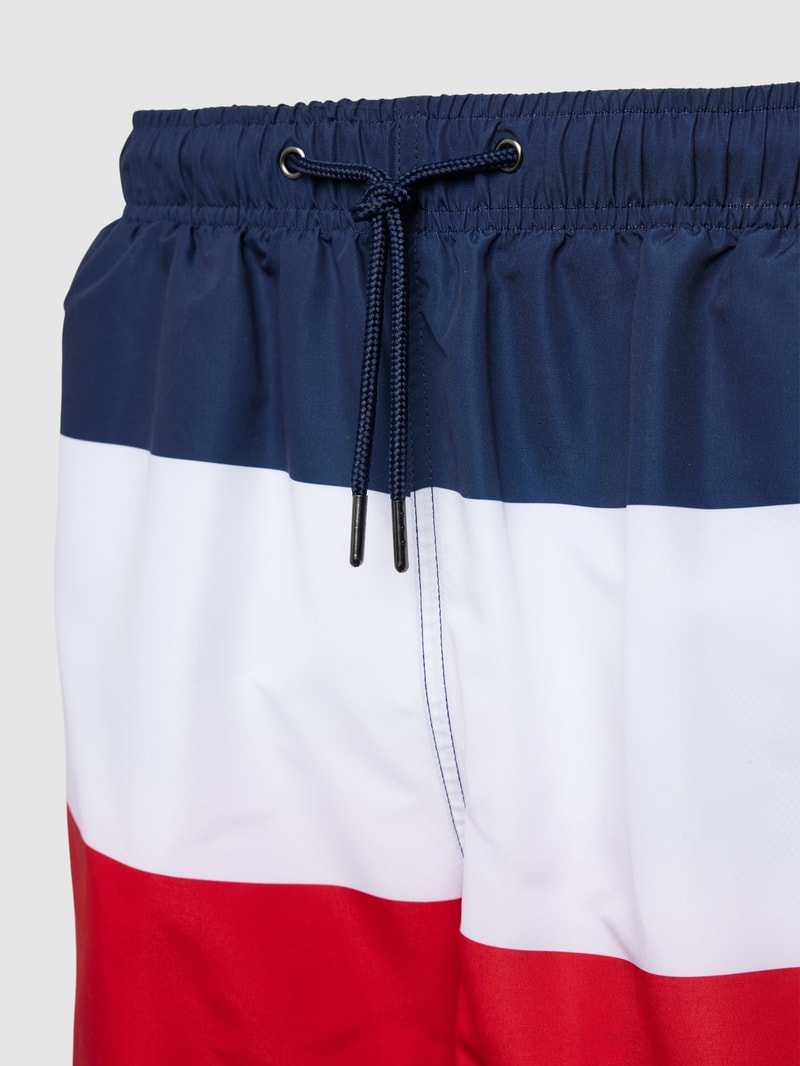Badehose im Colour-Blocking-Design in marineblau