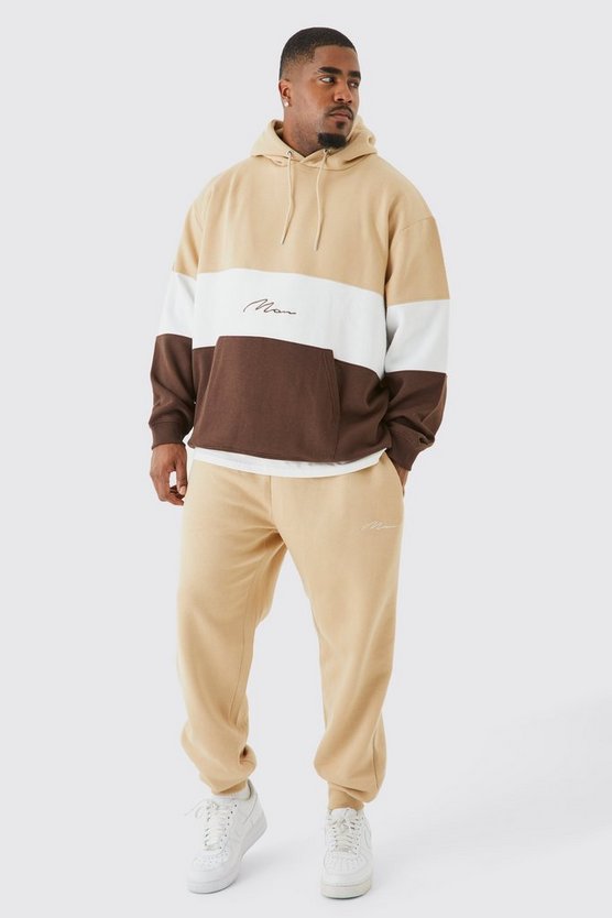 Plus Colorblock Trainingsanzug