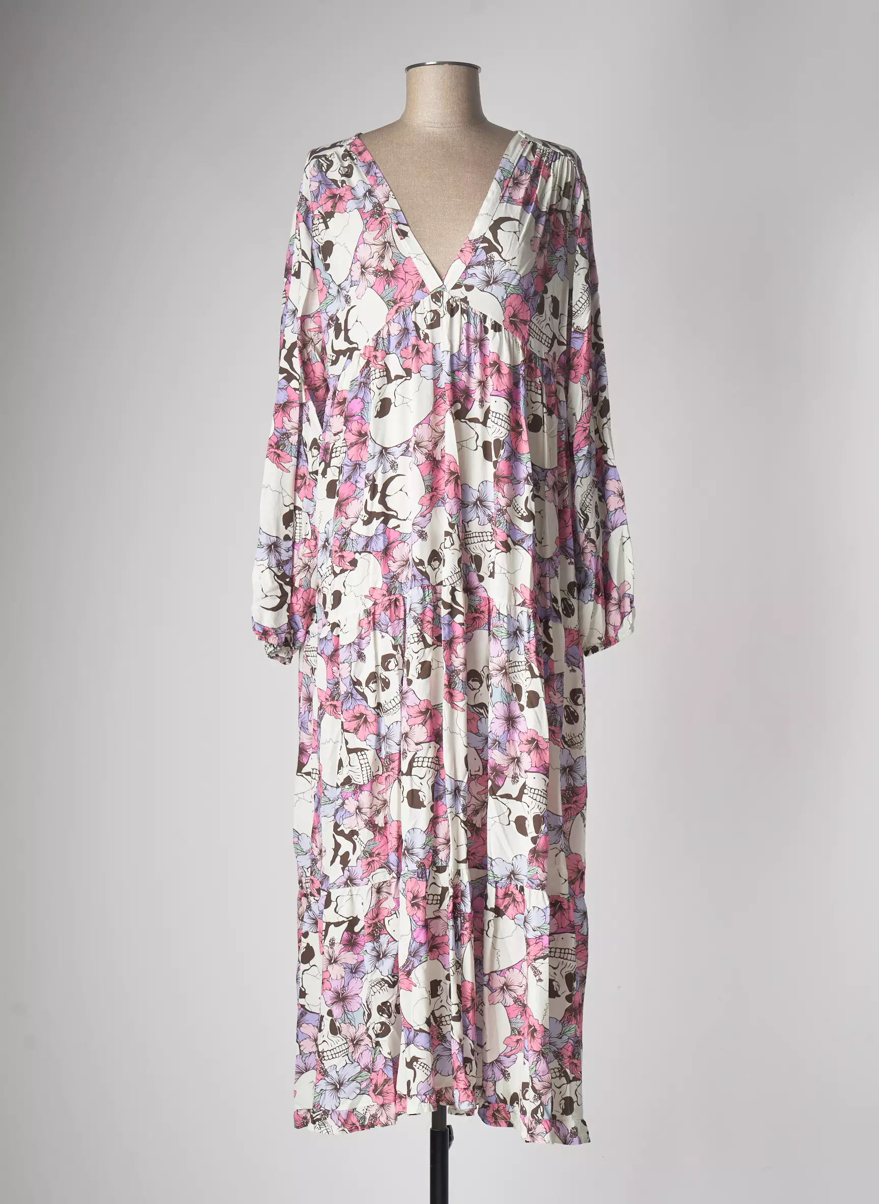 Banditas From Marseille Robes Longues Femme couleur rose