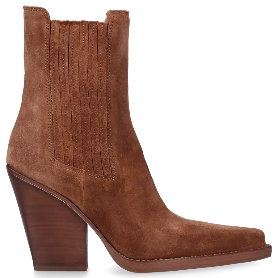Paris Texas - Chelsea Boots DALLAS Veloursleder - braun