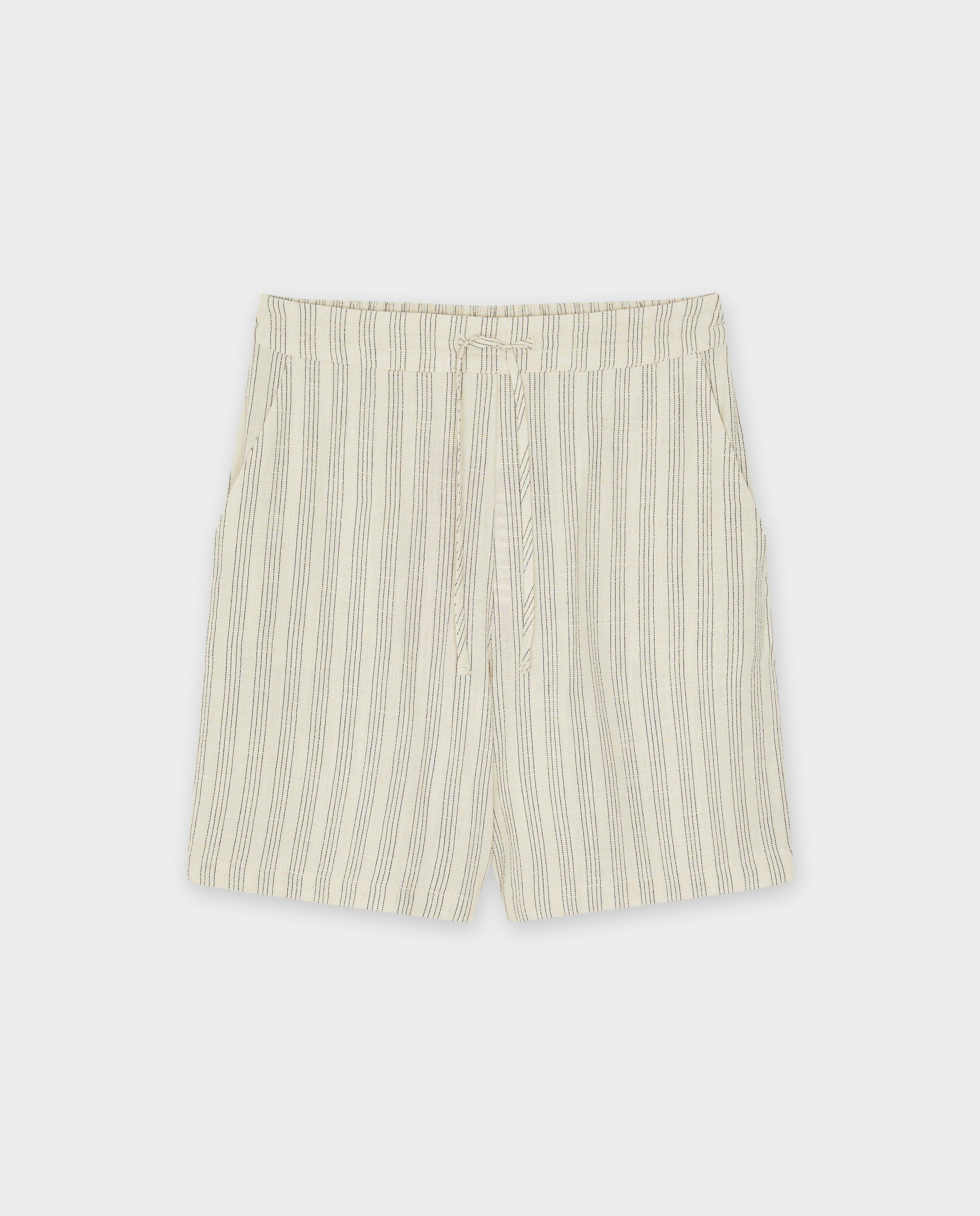 Pantaloni scurți I AM cu in, bej deschis pentru femei