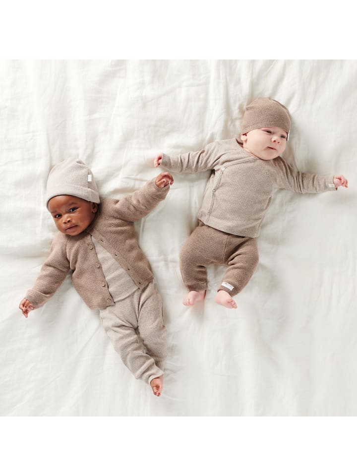 Noppies Strickjacke Naga in Taupe Melange günstig kaufen