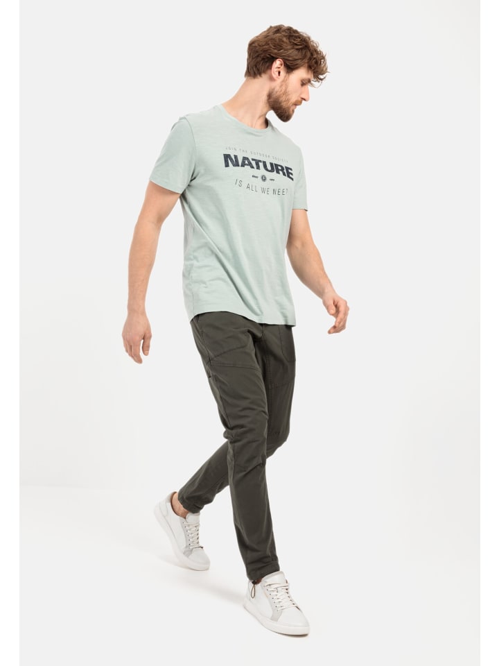 Camel Active Tapered Fit Worker Chino in Dunkelgrün günstig kaufen