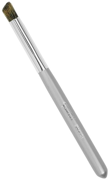 Fantasia Bananenpinsel, Silber, feinstes Ziegenhaar, Länge: 14 cm Lidschattenpinsel