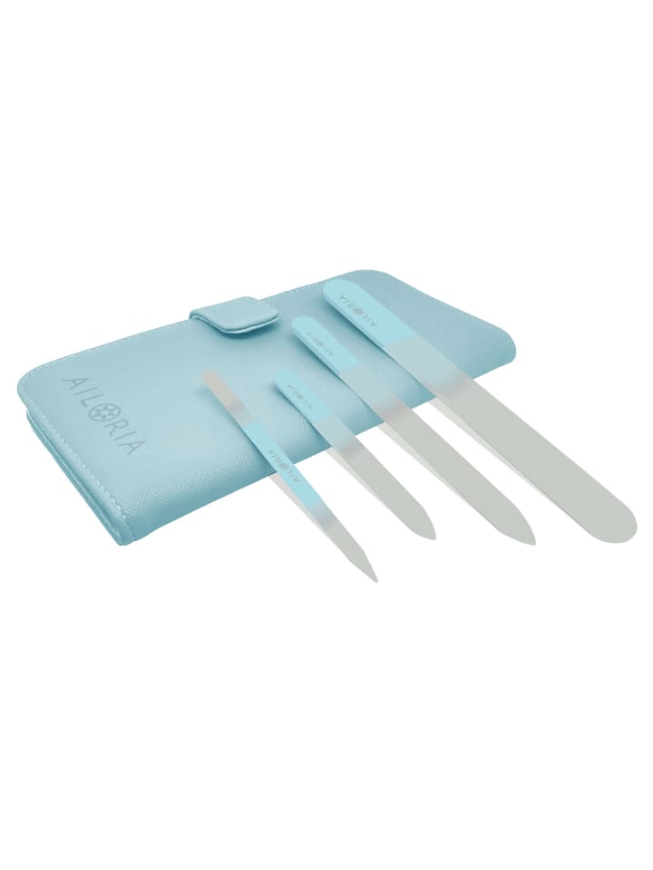 Ailoria CONTOUR PRIME Glas-Nagelfeilenset in blau günstig kaufen onesize