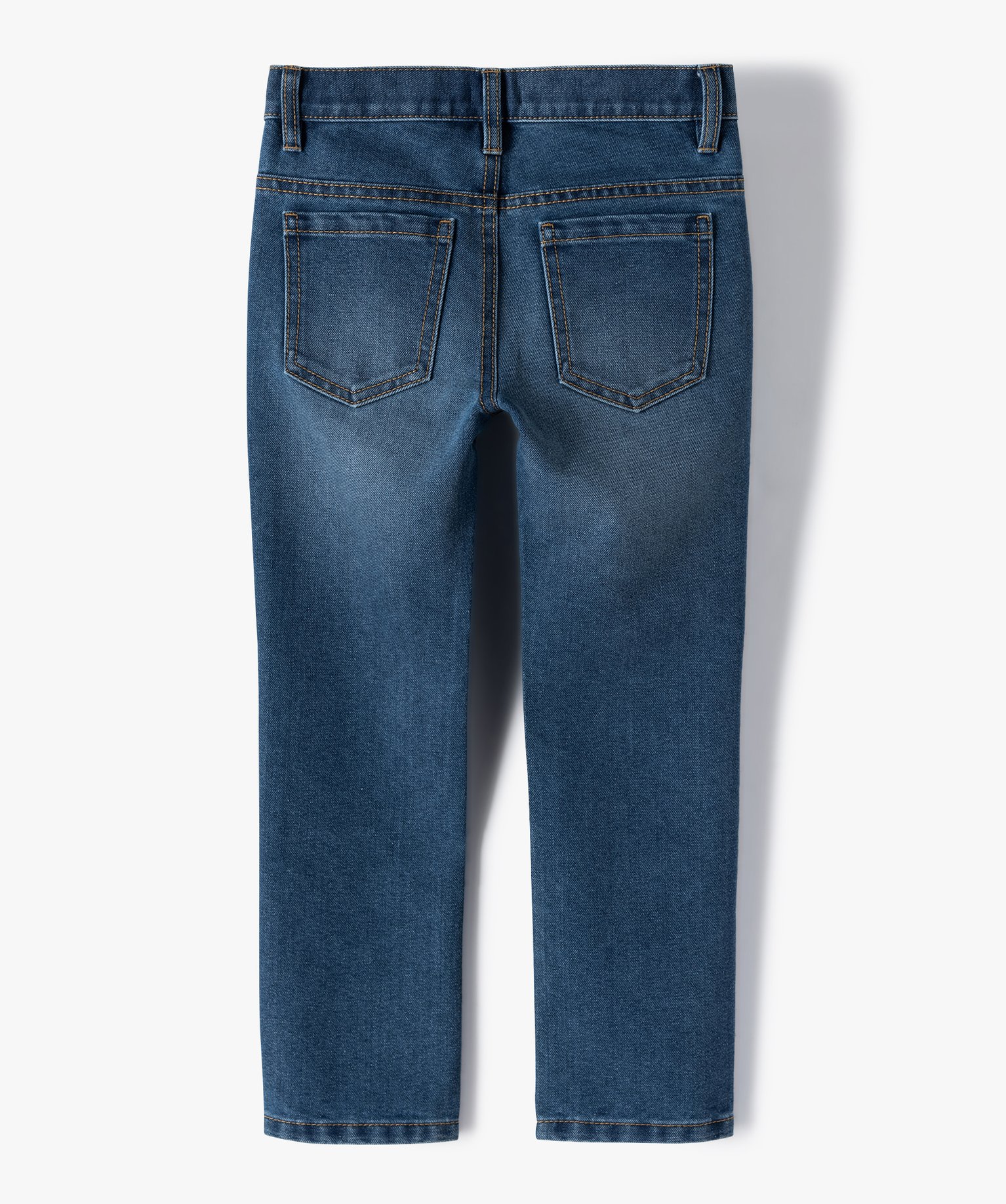 Jean Garçon coupe Regular cinq poches stone | GEMO