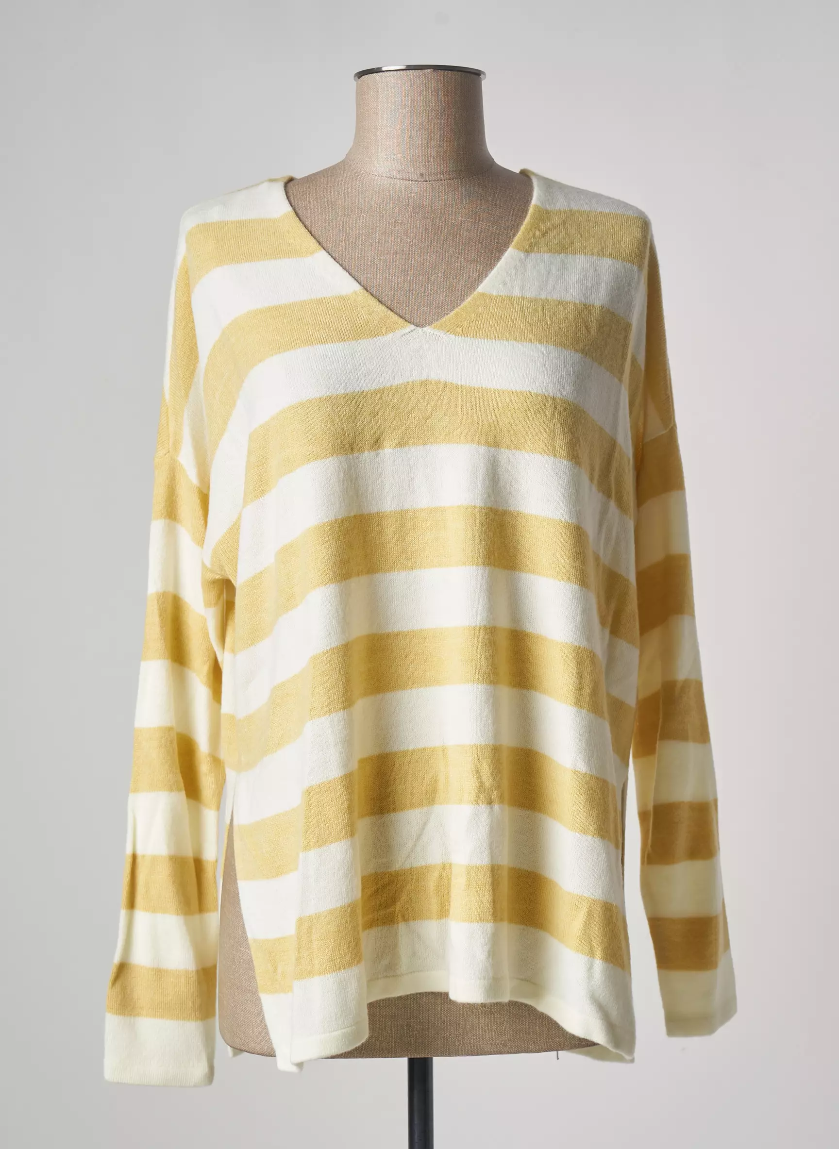 Only Pulls Femme couleur jaune