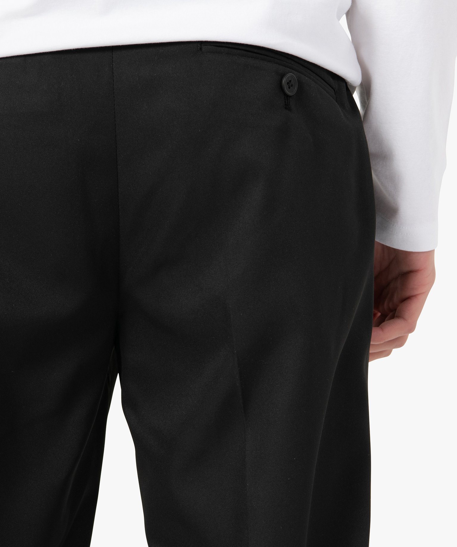 Pantalon de costume homme aux reflets satinés gris fonce | GEMO