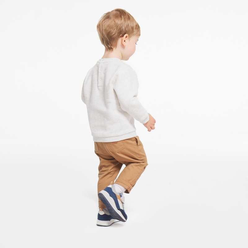 Pantalon coton modulable marron bébé garçon