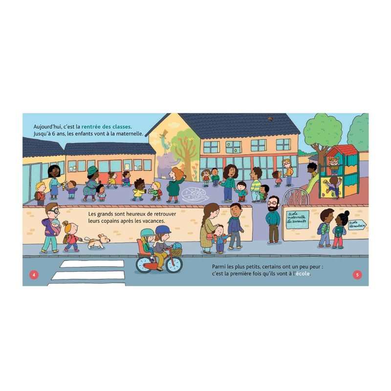 Livre L'école maternelle, mes p'tits docs - Milan Jeunesse