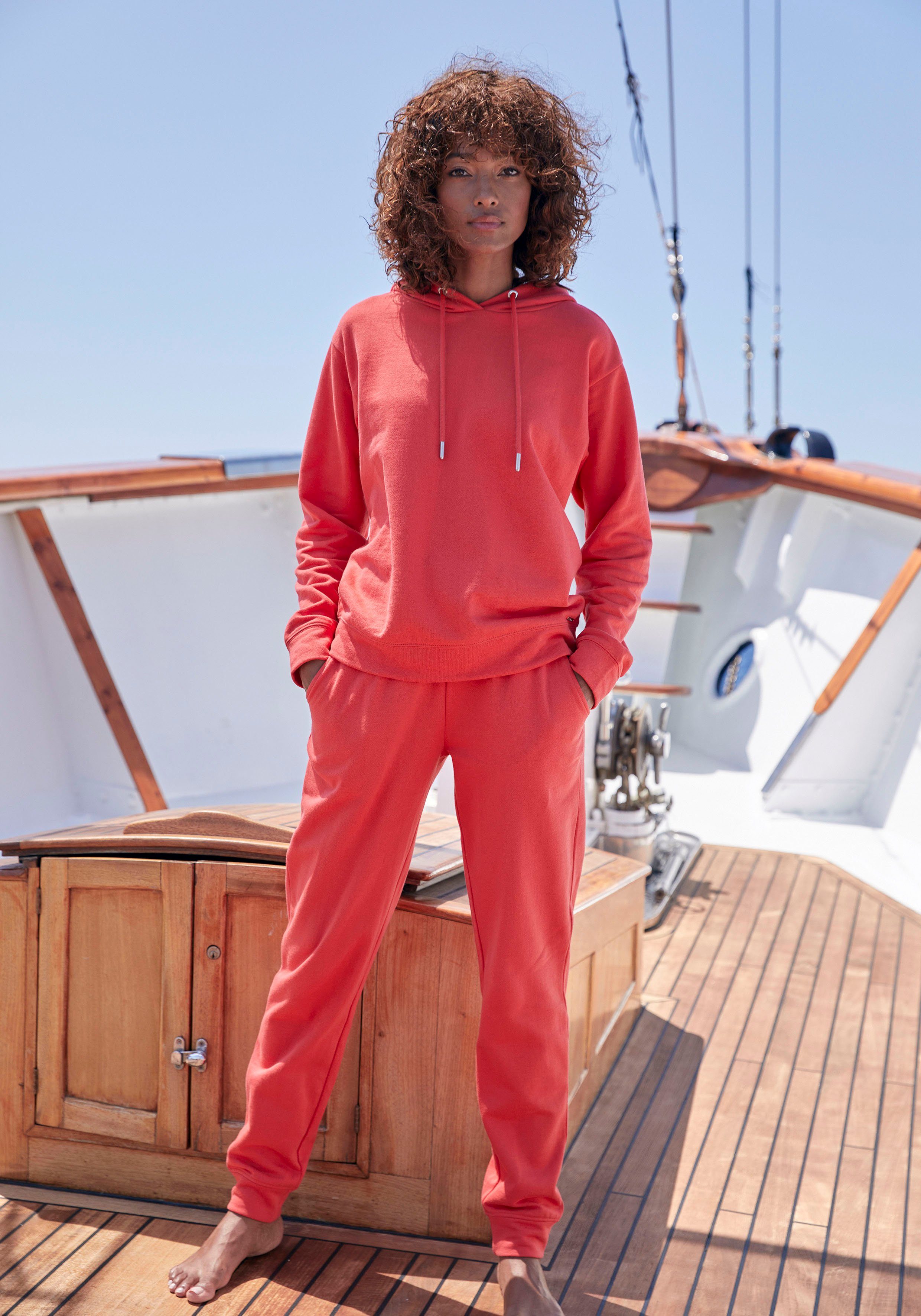 H.I.S Kapuzensweatshirt im maritimen Stil, Loungewear, Loungeanzug, Hoodie
