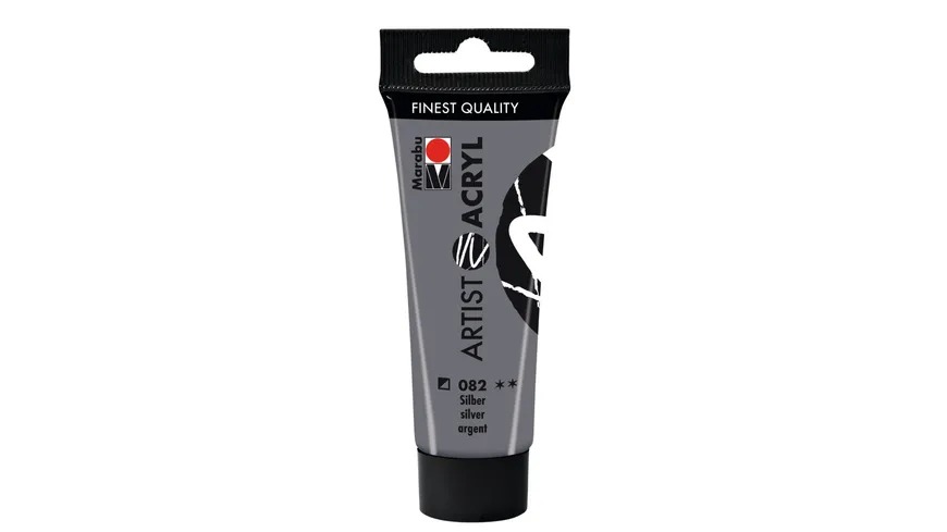 Marabu Artist Acryl, Silber 082, 22 ml 22 ml