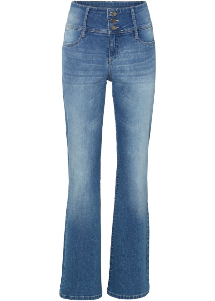 Highwaist-Schlagjeans