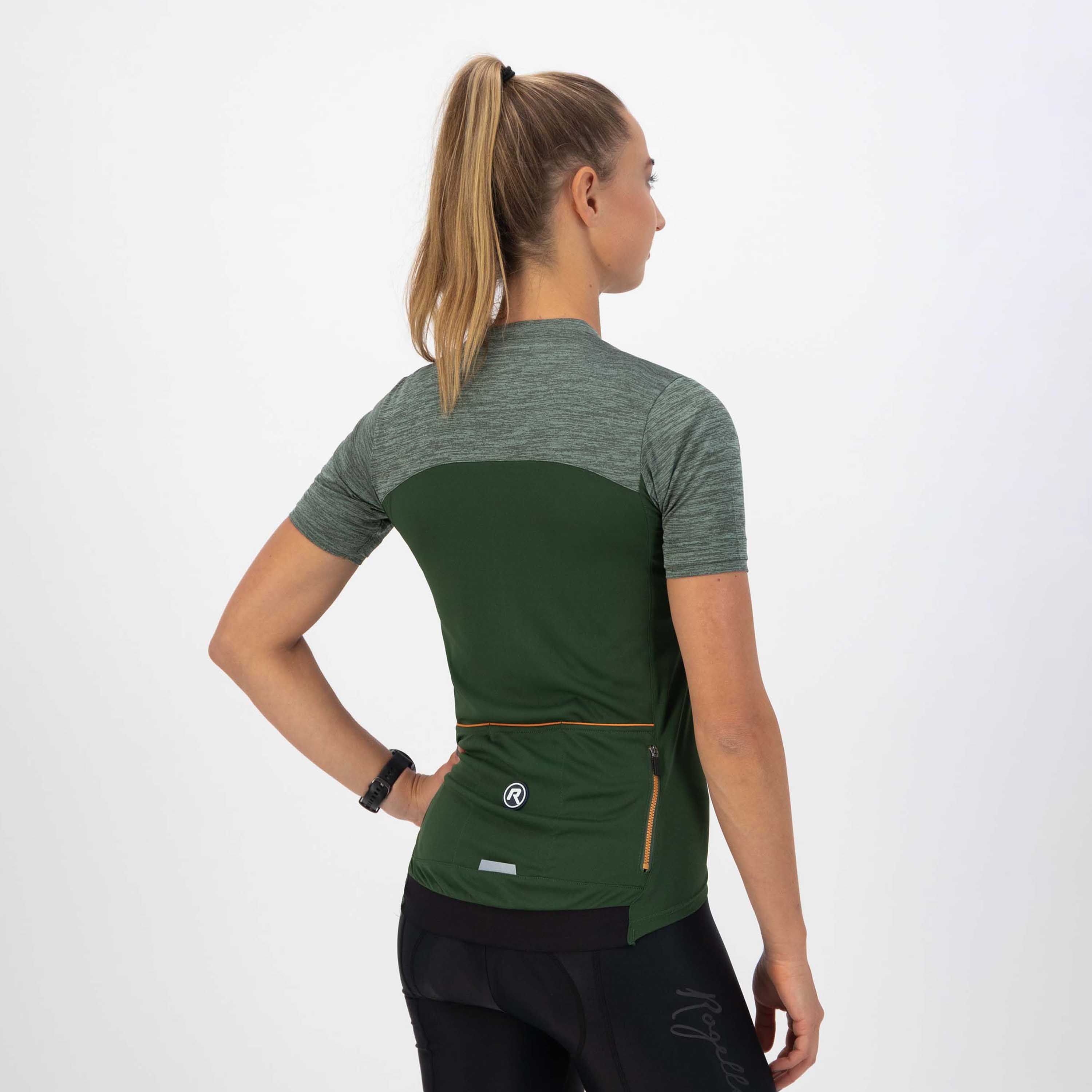 Rogelli Melange Green Coral Damen Radtrikot