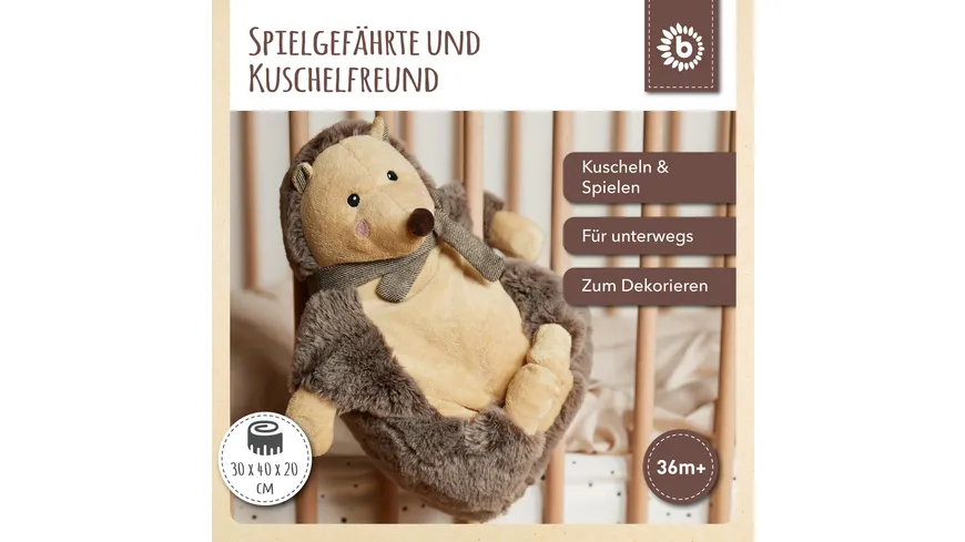 Bieco - Spielfigur Igel Piksi mit Magneten