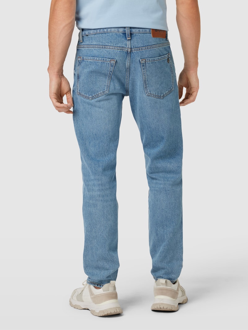Regular Fit Jeans mit 5-Pocket-Design Modell 'Re.Maine' in hellblau
