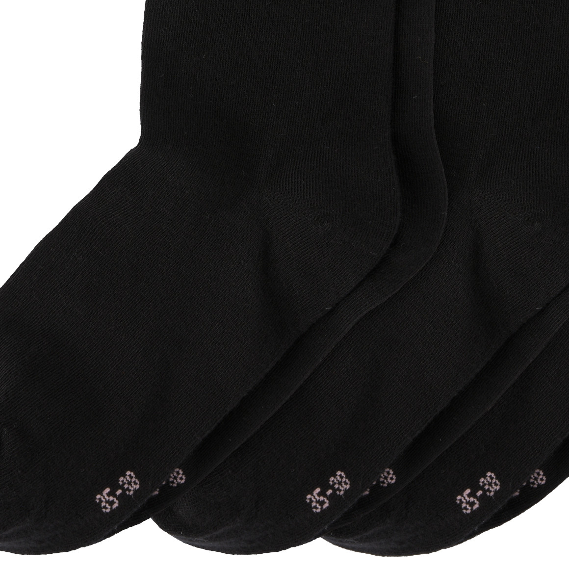 3 Paar Damen Socken mit Komfortbund