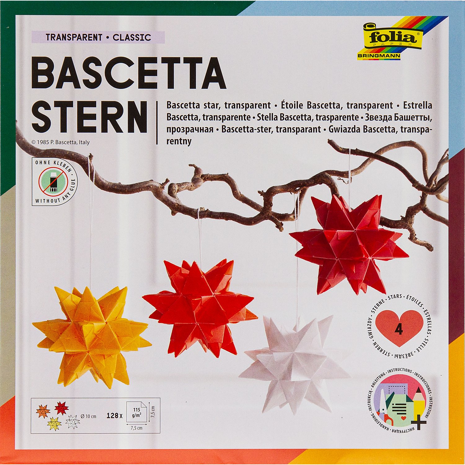 folia Transparentpapier-Faltblätter 