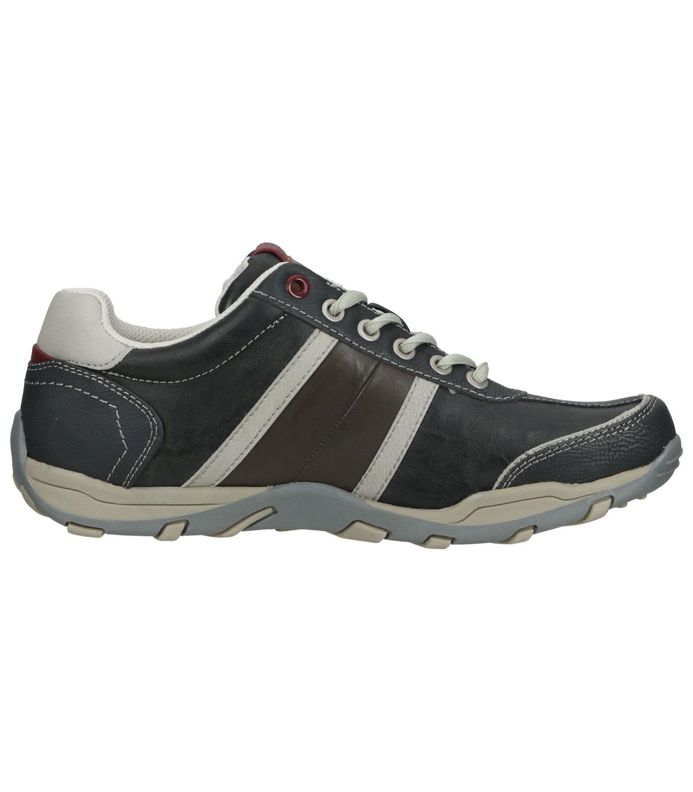 MUSTANG Halbschuhe Lederimitat Schnürschuh