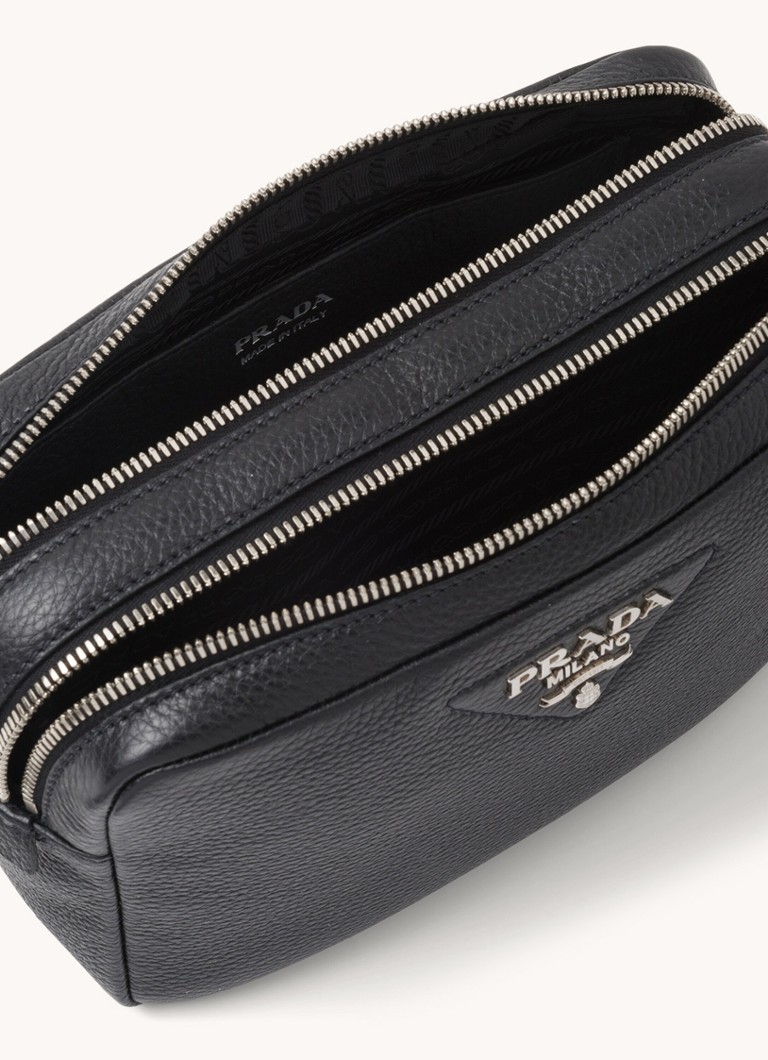 Prada leather crossbody bag